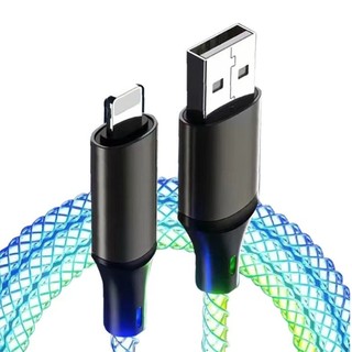Cáp Sạc Phát Sáng Dây Sạc Điện Thoại Di Động Dây Sạc Nhanh Điện Thoại 3 Đầu Androi-C-Liling