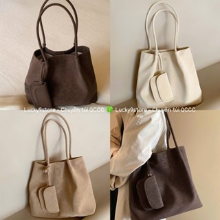  Túi tote Túi Chio đeo vai da lộn size 33 tặng ví mini treo túi chất da siêu đẹp đi học đi làm chuẩn xinh Hs266# 