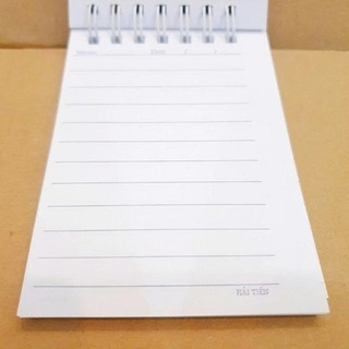 Sổ Lò Xo Hải Tiến Business A7 70X100mm 200 Trang Độ Dày 70 Gsm (Combo 5 Quyển - Dòng Kẻ Ngang)