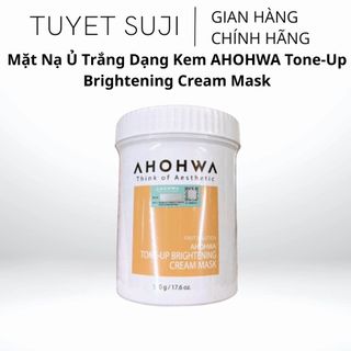  Mặt Nạ Ủ Trắng Dạng Kem AHOHWA Tone-Up Brightening Cream Mask 500ml 