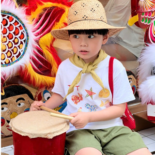 Sét áo quần túi thun Trung thu em bé bé trai bé gái hình lồng đèn múa lân | Holiday Vietnam