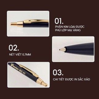 Bút Bi Cao Cấp Thiên Long Biz-05 Ngòi 0.7mm (1 Cây - Mực Xanh)