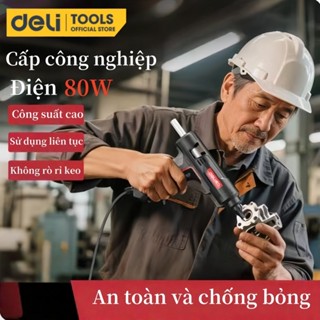 máy bắn keo nến Deli 11mm Cấp công nghiệp Công suất cao 80-100W Độ nhớt cao 