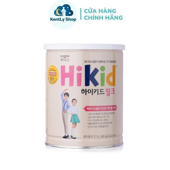 Hikid (Mua 1 tặng Gấu Bông) Sữa Hikid Vani 600g Của Hàng Chính Hãng Sữa Hỗ Trợ Tăng Chiều Cao.