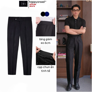 Quần Âu Nam Đai Chun Ẩn Điều Chỉnh Eo HAPPYORSAD Cạp Cao Ống Đứng ( Trouser Pants HOS - Menswear )