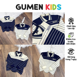  Áo Polo Dài Tay Bé Trai SMANO Kẻ Sọc Ngang Siêu Hot – Áo Thun Trẻ Em Tay Dài Kẻ Ngang Phong Cách Hàn Quốc 