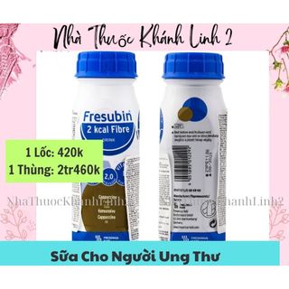 🌺 1 Thùng Sữa Cho Người Ung Thư, Suy Dinh Dưỡng Fresubin 2 Kcal Fiber Drink .
