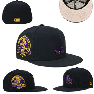Mũ lưỡi trai  Mũ bóng chày Snapback lưới trai bít đuôi Los Angeles 59sixty dành cho nam nữ thêu chữ LA M2712-LA04
