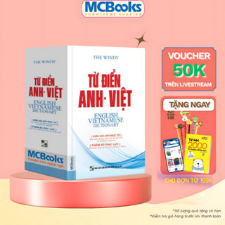 Sách - Từ Điển  Anh Việt Phiên Bản Bìa Mềm Màu Trắng(Giải nghĩa đầy đủ, vì dụ phong phú)
