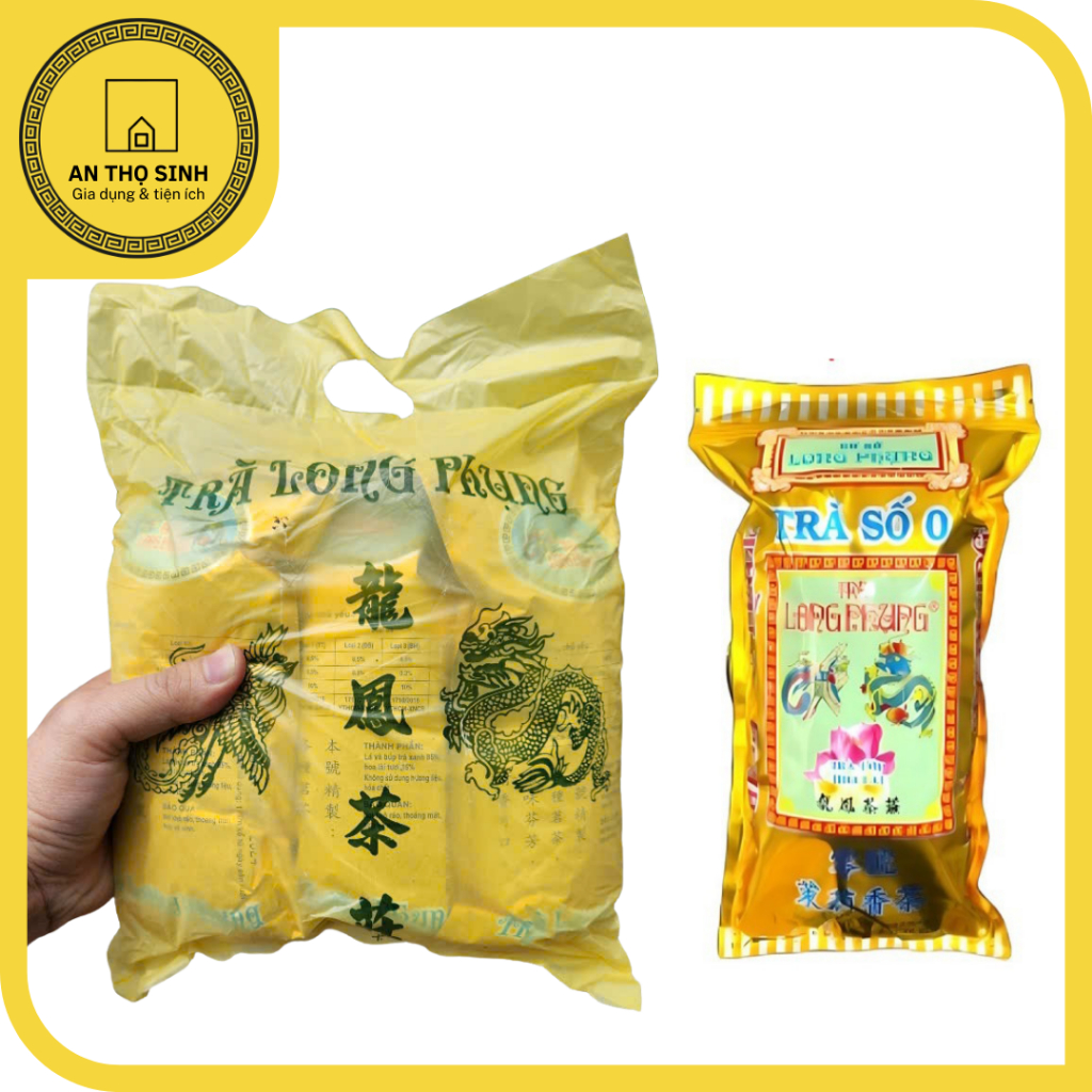 [Bịch 500g] Trà Long Phụng Vàng (gồm 5 gói nhỏ 100g).
