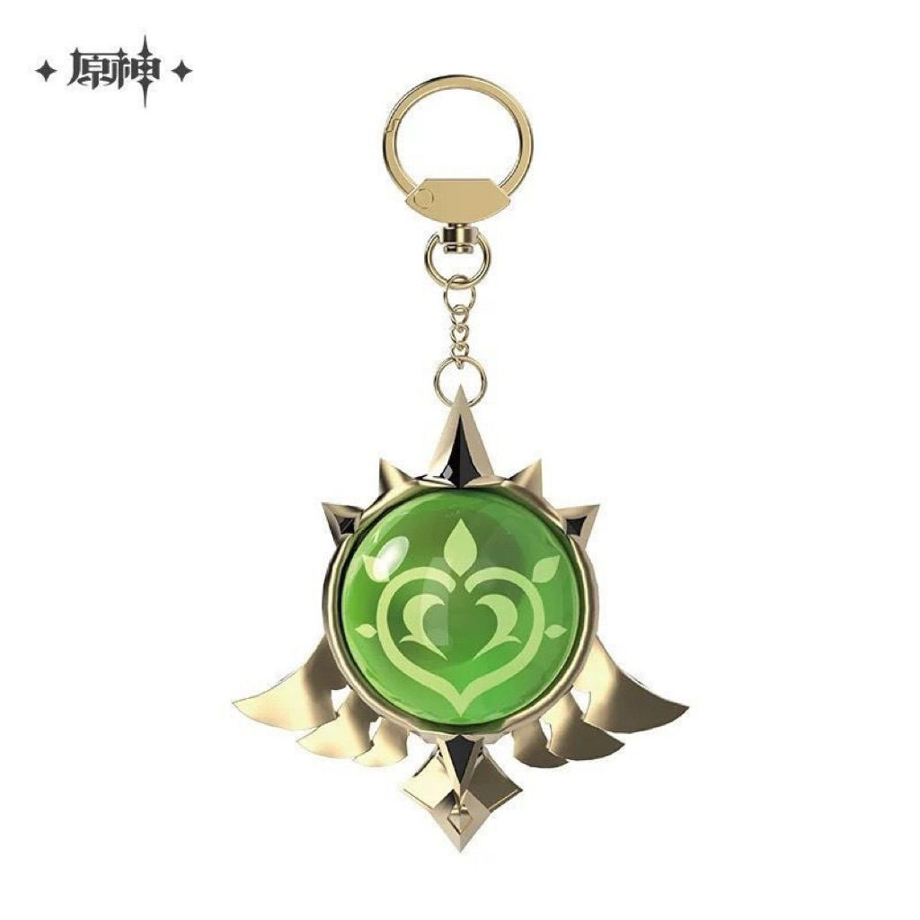 Móc khóa Genshin Impact Vision nguyên tố Chính Hãng Official
