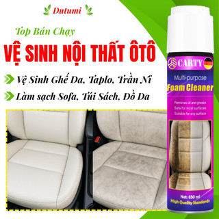 Vệ Sinh Nội Thất Xe Ô Tô - Chai Vệ Sinh Nội Thất Ô Tô - Vệ Sinh Ghế Da Ô tô Lau Ghế Da, Taplo, Sofa