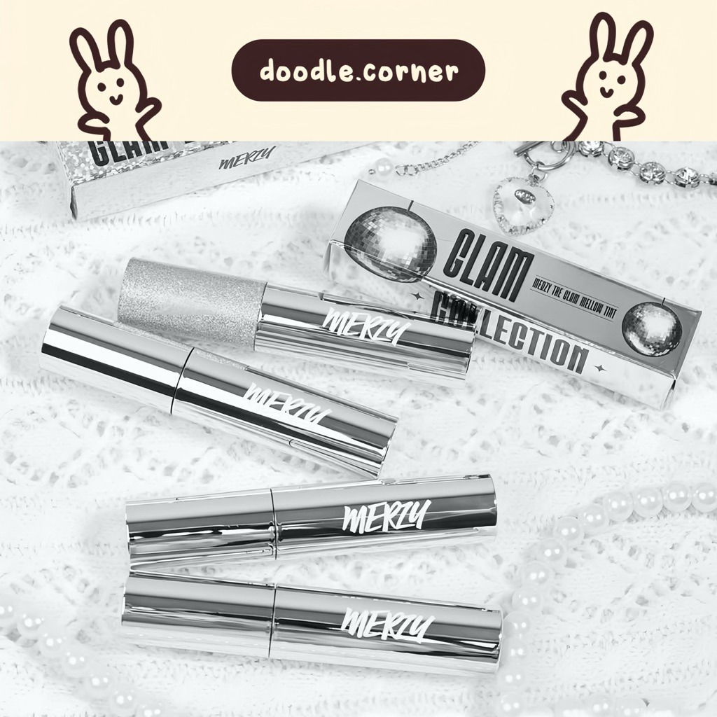 [3 Phiên bản] Son kem lì Merzy Mellow Tint Noir, Red, Glam Collection