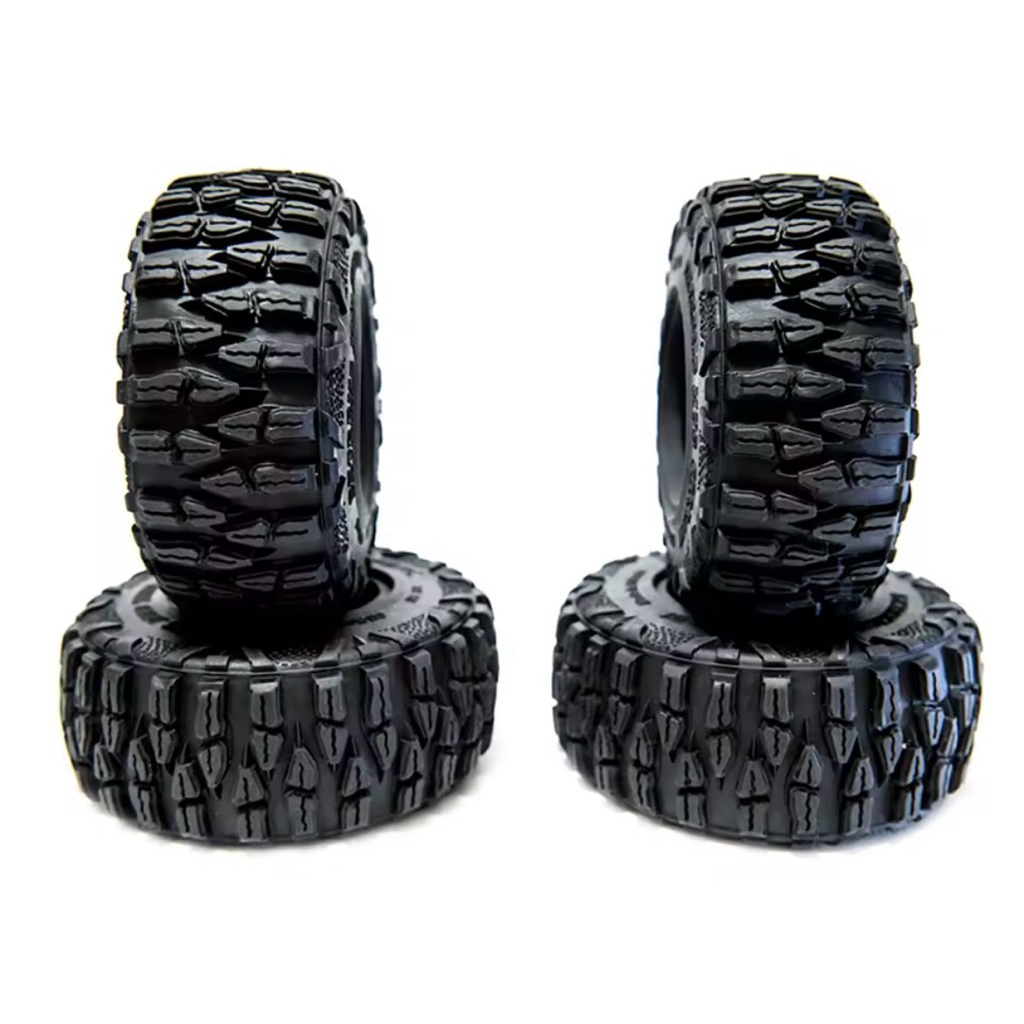 Bộ 4 Lốp bánh xe cao su 1,9/2.2inch RC Rock Crawler Axial SCX10 90046 D90 D110 Traxxas TRX4 FMS LC80