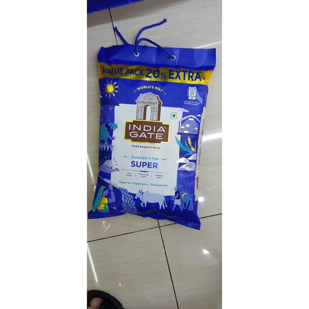 GẠO ẤN ĐỘ BASMATI RICE SUPER 5KG extra 20%