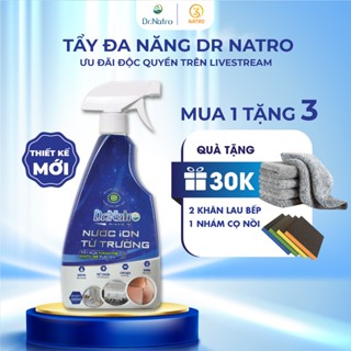 Tẩy đa năng Dr Natro tẩy xoong nồi cháy khét, tẩy dầu mỡ bếp ga, bếp điện, ghế da, rỉ sét inox sạch