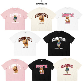  MỚI  Áo Thun Boxy Ver.2 Gimme - BST GẤU  - Premium Cotton 250gsm - Premium Cotton 250gsm Cotton 2 Chiều - GMBX29 