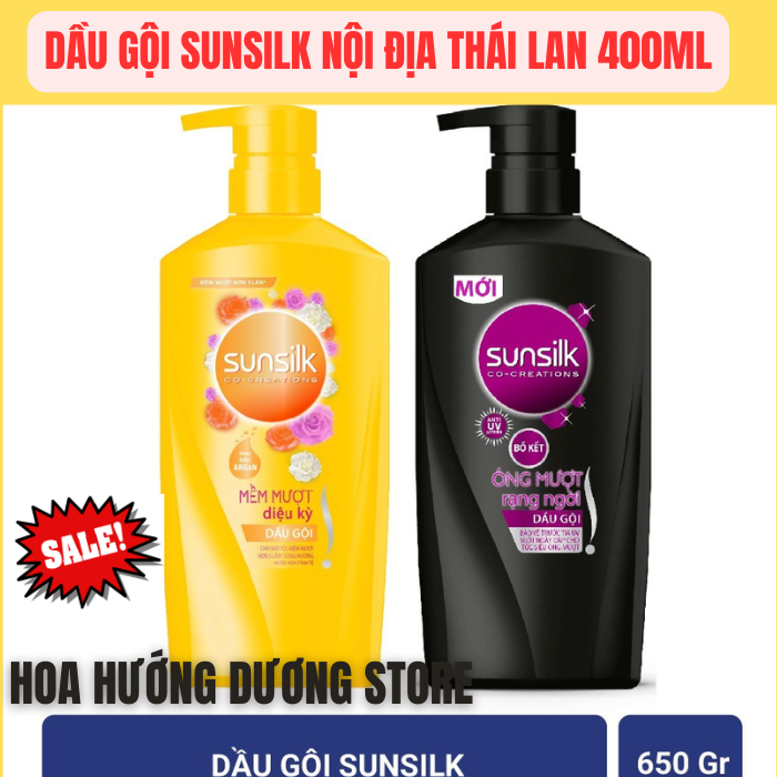 Chai Dầu gội Sunsilk Nội Địa Thái Lan Chai 400ML