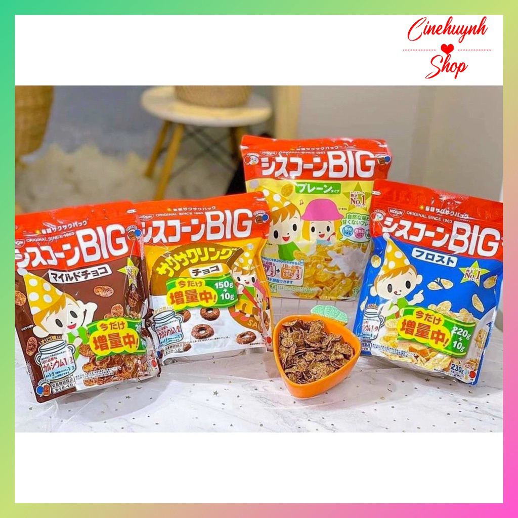  NGŨ CỐC ĂN LIỀN NISSIN NHẬT CHO BÉ 
