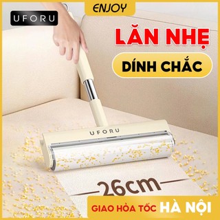  Cây lăn bụi UFORU lăn nhẹ dính chắc chắn rộng 26cm làm sạch nhanh sofa ga trải giường - EJ778 