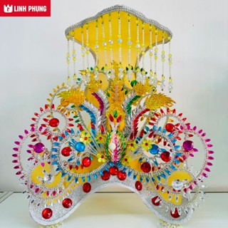  Combo áo mão Bà Chúa Xứ tượng cao 80cm,1m,1m2,1m4 : Mã: BTM BNS  vàng đỏ ngũ sắc  