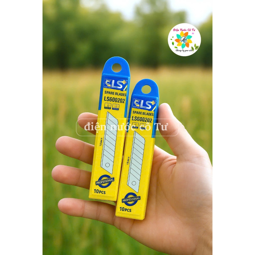 Hộp 10 Lưỡi Dao Rọc Giấy Lớn LS