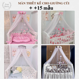 Màn cũi trẻ em kèm khung treo – mùng chống muỗi, côn trùng cho bé Tree Story