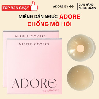  Miếng Dán Ngực Adore Chính Hãng Siêu Dính Chống Đọng Mồ Hôi Tàng Hình Có Lỗ Thoáng Khí 