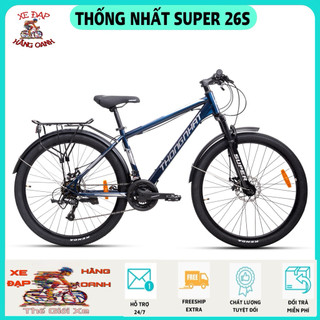  Xe đạp địa hình thể thao Thống Nhất Super 26S - Mẫu mới 2025 - 21tốc độ - Bảo Hành 3năm 