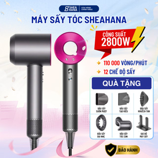 Máy Sấy Tóc Sheahana Ion Âm 2 Chiều Nóng Lạnh Không Cánh 3 Tốc Độ Công Suất Cao Kèm Đầu Sấy Tạo Kiểu