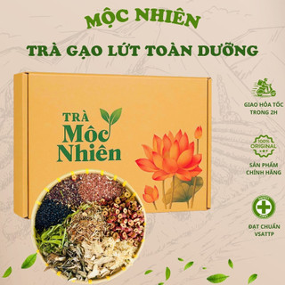 Trà gạo lứt mix 9 vị thảo mộc thải độc gan, thanh lọc cơ thể hỗ trợ tiêu hóa, dưỡng da sấy lạnh TRÀ MỘC NHIÊN