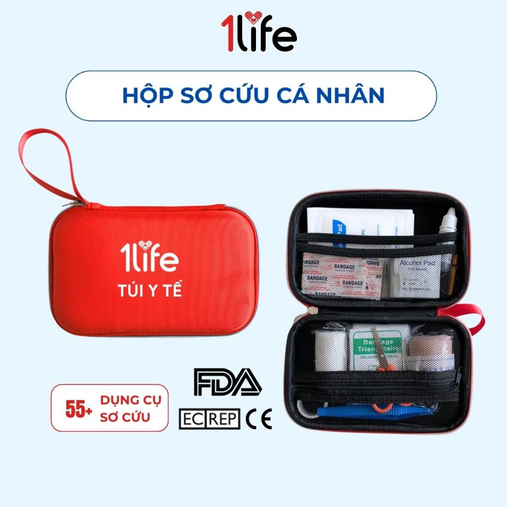 Túi sơ cứu cá nhân, xe máy, du lịch 1Life - Daily First aid kit