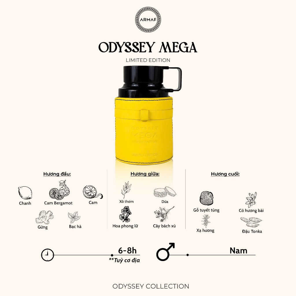 Nước hoa Armaf Odyssey Mega Limited Edition EDP 100ml | BigBuy360 - bigbuy360.vn