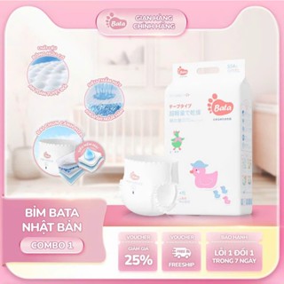 [03 bịch không quà] Bỉm quần/dán BATA cho bé mềm mại, thoải mái và chống tràn tối đa (NB--XXL)