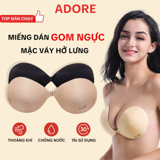 Miếng Dán Nâng Ngực Adore Chính Hãng, Áo Gom Ngực Tạo Khe, Cài Trước, Thoáng Khí Chống Tuột Adore