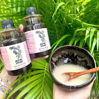(Kèm vòi) Dầu gội bồ kết bưởi - Làm sạch da đầu thông thoáng + Quà tặng kèm