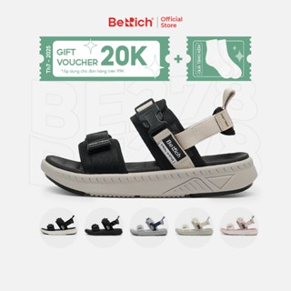 [TẶNG VỚ] Giày Sandal 2 Quai Ngang Nam Nữ BeRich BE278 - Dép Quai Hậu Lót Cao Su 3,5cm