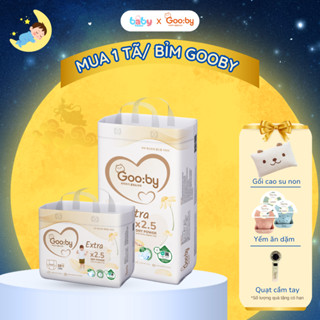  Tã Bỉm quần và dán Gooby  ngày và đêm  siêu mỏng siêu nhẹ đủ size cho bé từ NB S M L XL XXL XXXL cho bé 6kg-25kg 