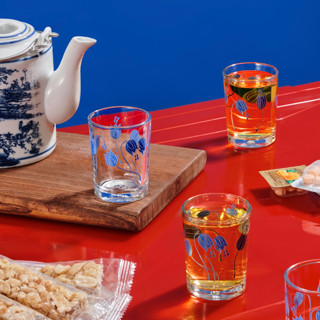  Bộ 12 cốc uống trà nóng thủy tinh LOTUS GLASS VTC75 trong suốt cao cấp an toàn 