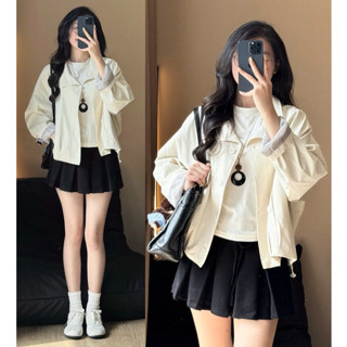 (ẢNH OLDSCHOOL Áo khoác nữ dù gió mềm dáng bom ngắn rút dây SARA JACKET