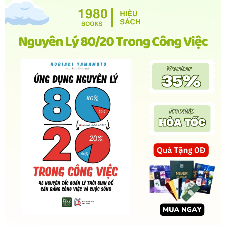 Sách - Ứng Dụng Nguyên Lý 80/20 Trong Công Việc - Hiệu Sách 1980