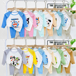   4-15kg  Combo 4  Tặng 1 Bộ Là 5  Bộ Dài Tay Chất Vải Tăm Lạnh Mỏng Mát Cho Bé Trai Bé Gái 