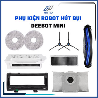 Phụ kiện dành cho robot hút bụi Deebot mini khăn lau, lọc hepa, chổi cạnh, chổi lăn, túi rác