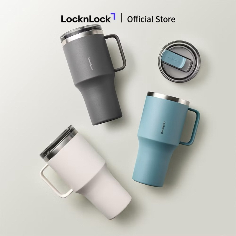 Bình Giữ Nhiệt Locknlock Metro King Tumbler 820ml 3 màu (Màu Xanh, Màu Xám, Màu Ngà) - LHC4326