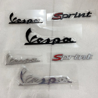 Tem Logo Vespa Sprint Primavera 125 3Vie Xi Mạ Cao Cấp Dán Xe Máy
