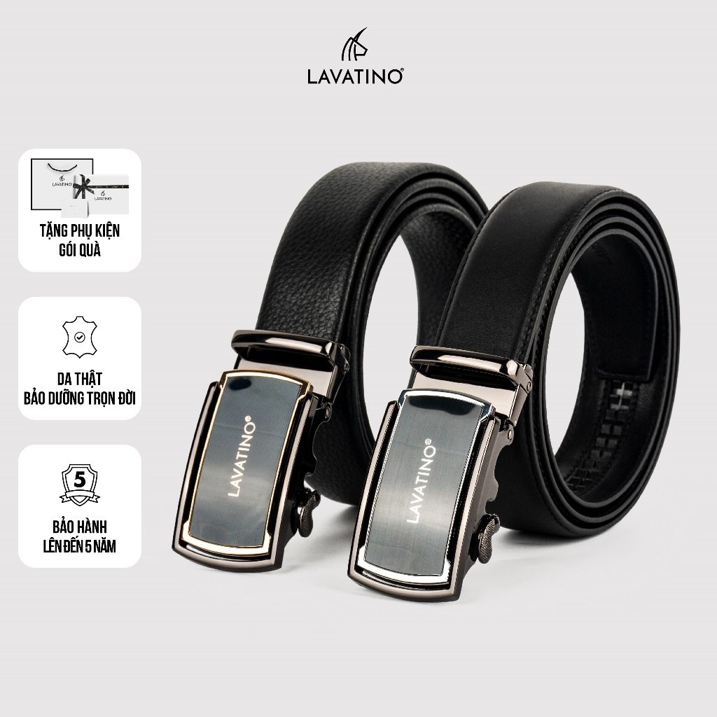 Thắt Lưng Nam Cao Cấp Hàng Hiệu Full Box Chính Hãng LAVATINO Làm Quà Tặng Sinh Nhật - TIMELESS 04-04