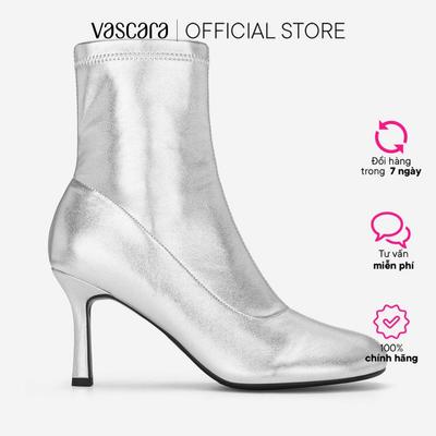 Vascara Giày Boots Mũi Tròn Cổ Cao - BOT 0950