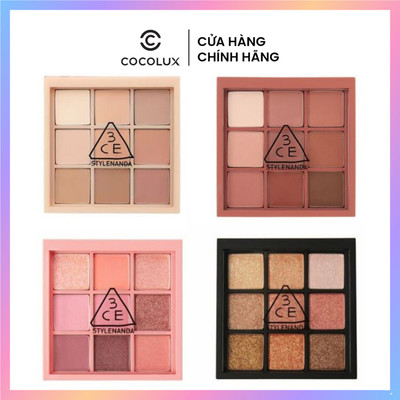 Bảng Phấn Mắt 9 Màu 3CE Multi Eye Color Palette 8.2g