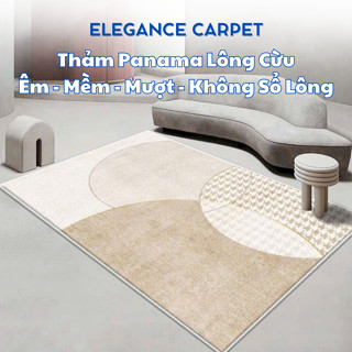 Thảm Panama Lông Cừu Cao Cấp Họa tiết sang chảnh, làm cho căn nhà thêm trang trọng -  Elegance Carpet - TH120