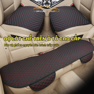  Bộ 3 Miếng Lót Ghế Dành Cho Xe Ô TÔ  Đệm Lót Ghế Ngồi Cao Cấp Phù Hợp Với Xe 4-7 Chỗ 
